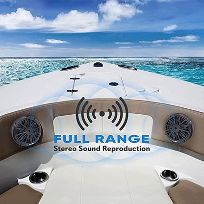 Pyle 200 Watt Marine Boat Speaker System Weather Proof Dual – Close-up Detail