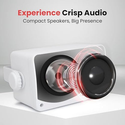 Pyle 3-Way Indoor & Outdoor Box Speaker System – Close-up Detail