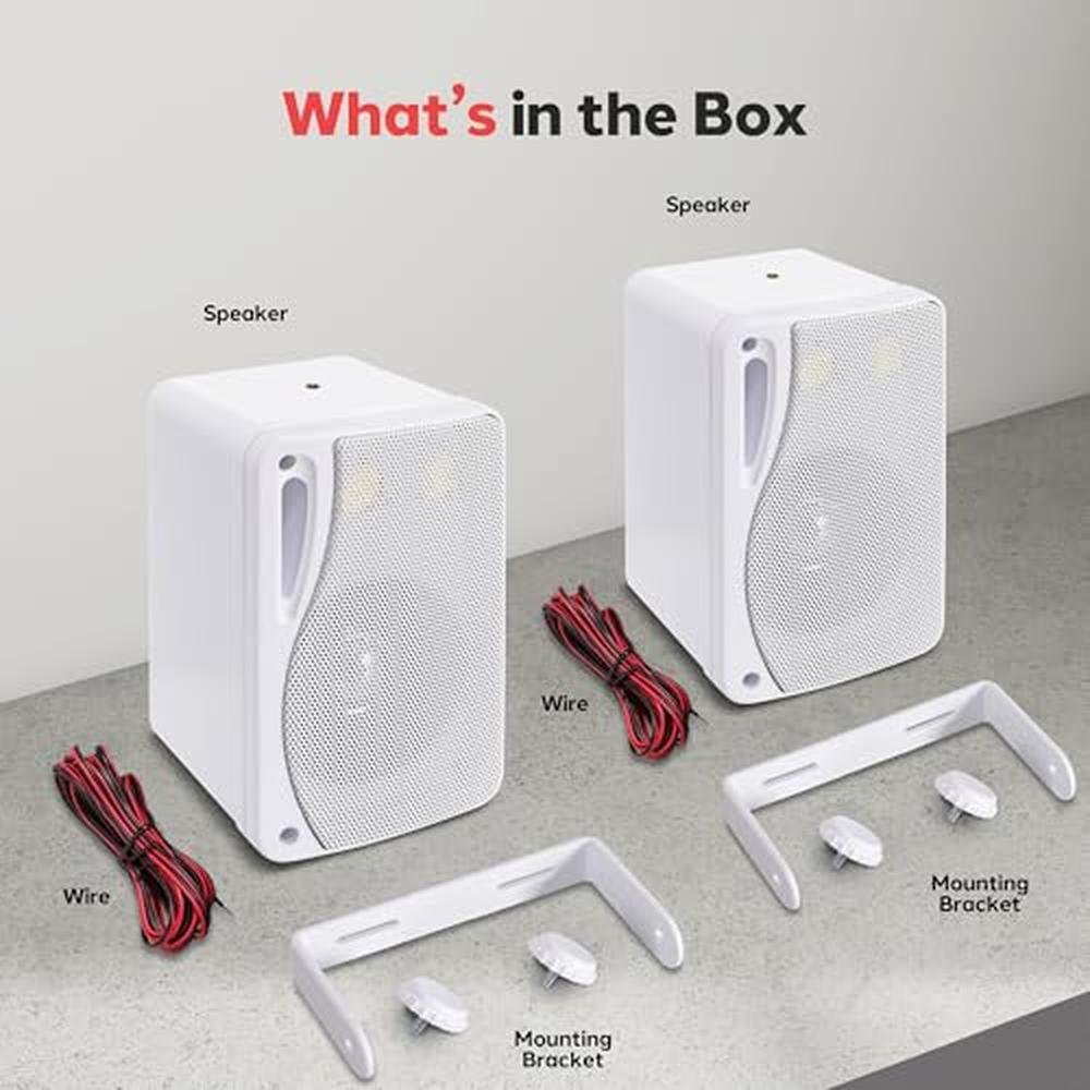 Pyle 3-Way Indoor & Outdoor Box Speaker System – Packaging