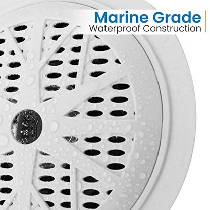 Pyle 4 Inch Dual Marine Speakers – In Use