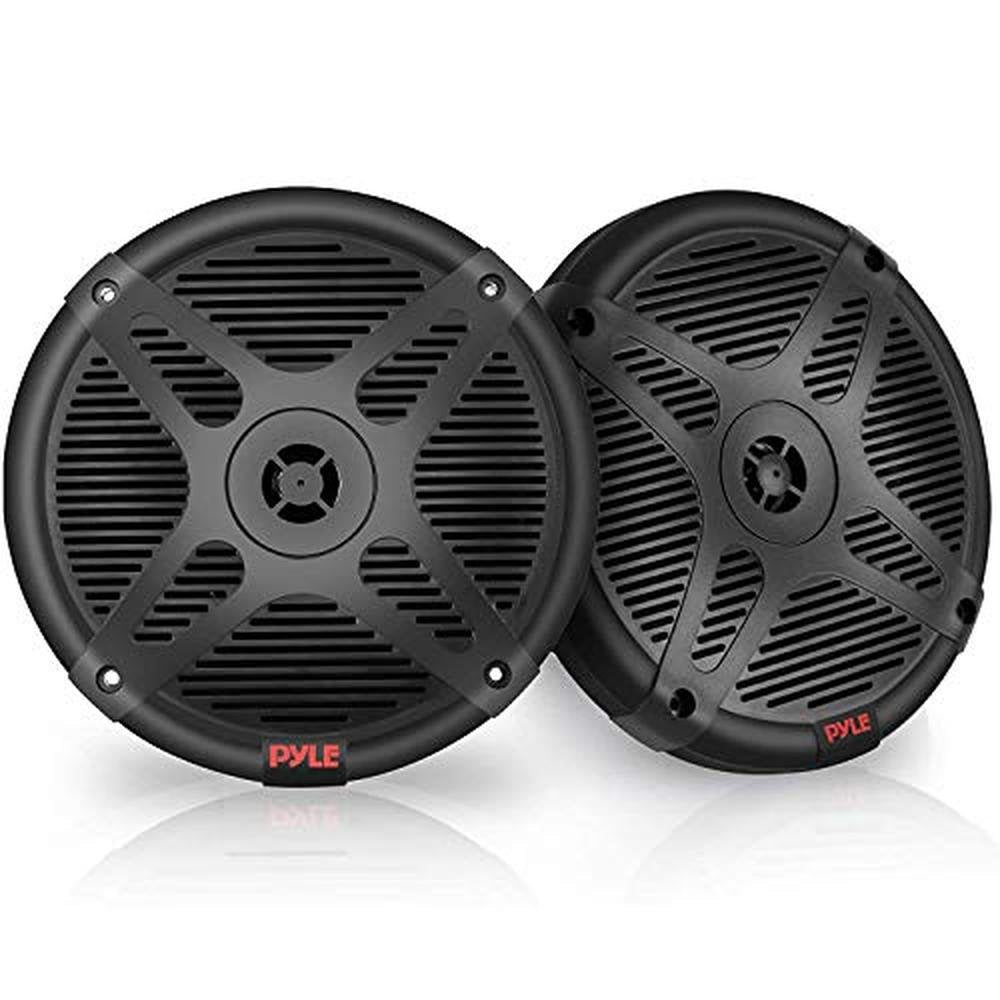 Pyle 6.5 Inch Bluetooth Marine Speakers – Front View