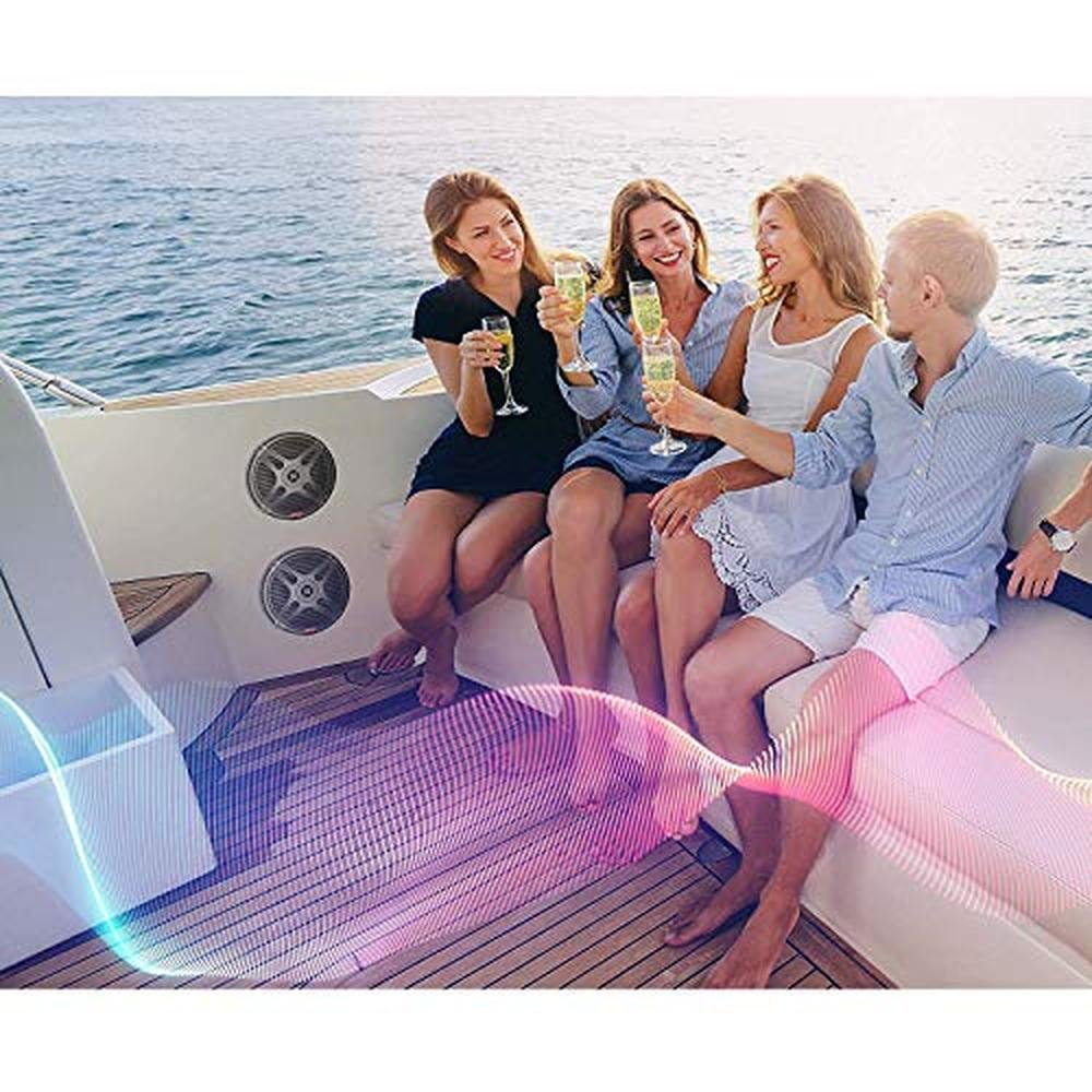 Pyle 6.5 Inch Bluetooth Marine Speakers – Packaging