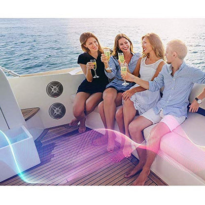 Pyle 6.5 Inch Bluetooth Marine Speakers – Packaging