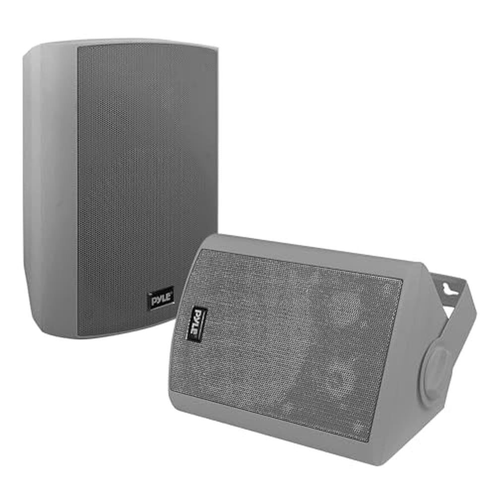 Pyle 6.5 Inch Wall Mount Waterproof Speaker System for – Front View