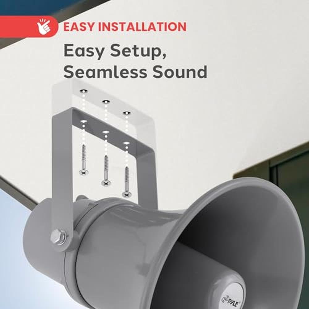 Pyle Indoor Outdoor PA Horn Speaker – In Use