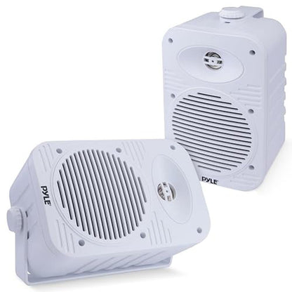 Pyle Indoor Outdoor Speakers Pair – Front View