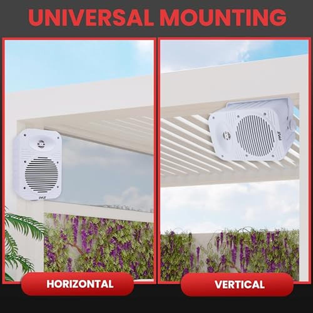 Pyle Indoor Outdoor Speakers Pair – In Use