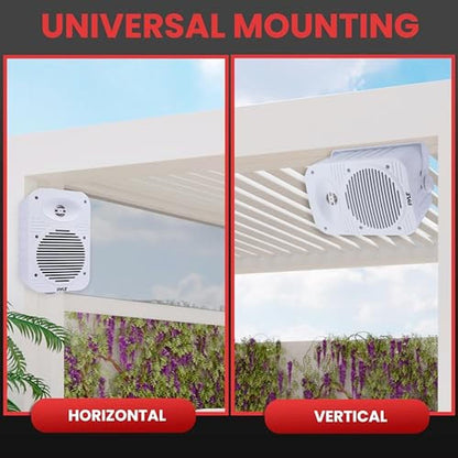 Pyle Indoor Outdoor Speakers Pair – In Use