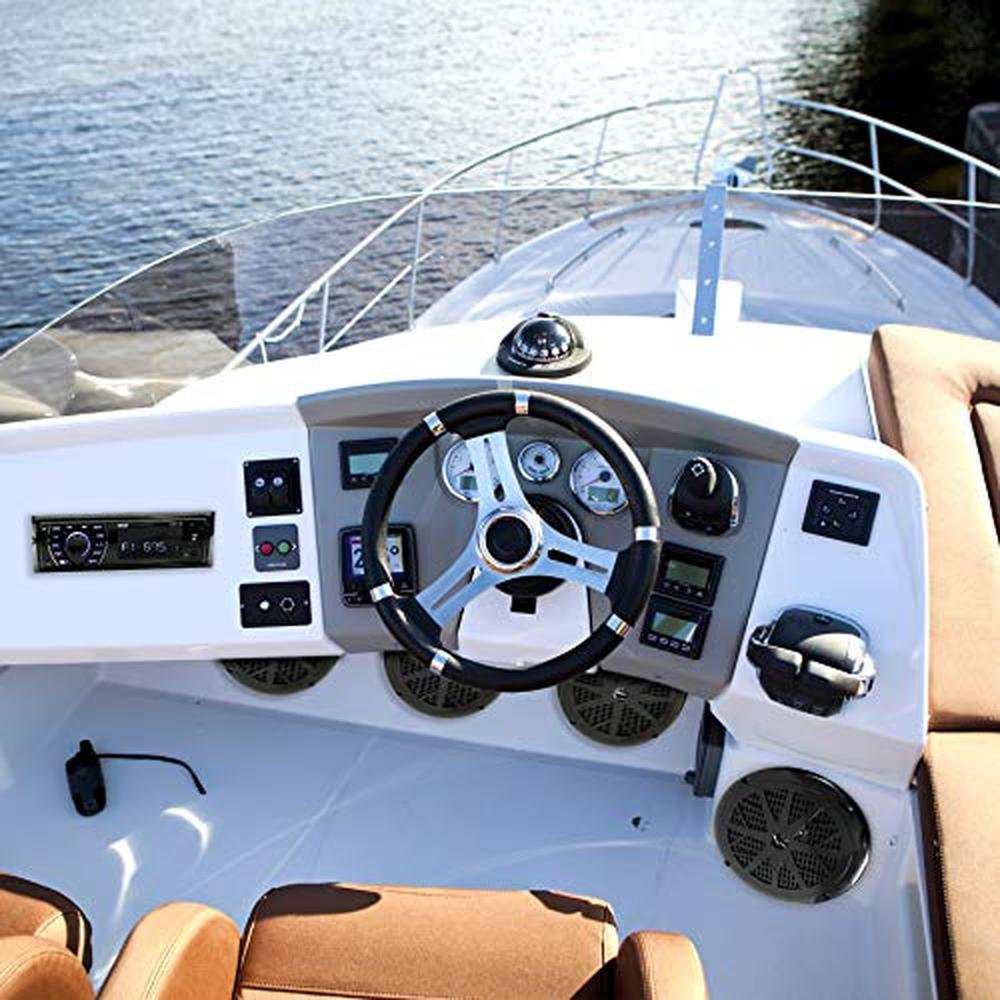 Pyle Marine Head Unit Receiver Speaker Kit – Side View