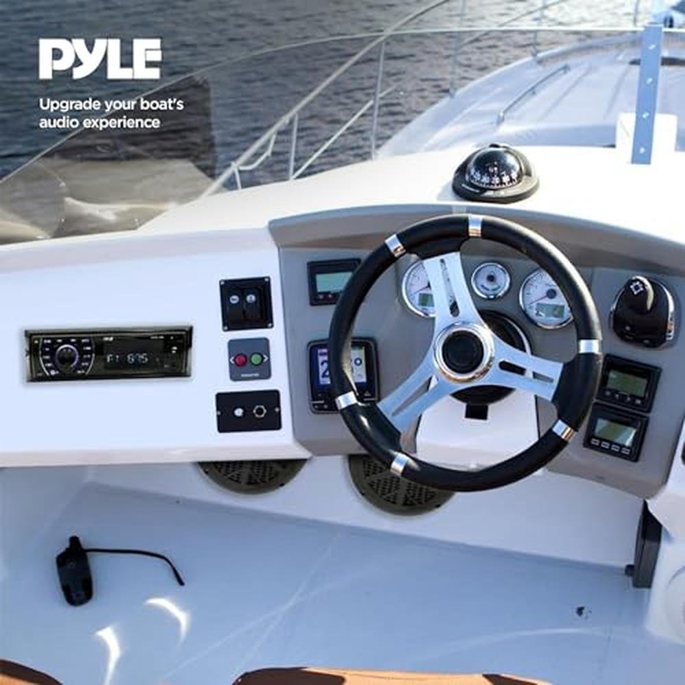 Pyle Marine Headunit Receiver Speaker Kit – In Use