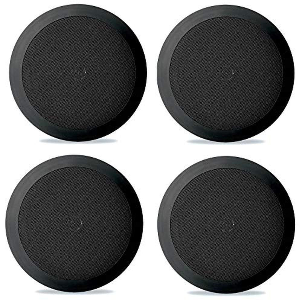 Pyle PDIC81RDBK 8 Inch 250 Watts Flush in-Wall in-Ceiling – Front View