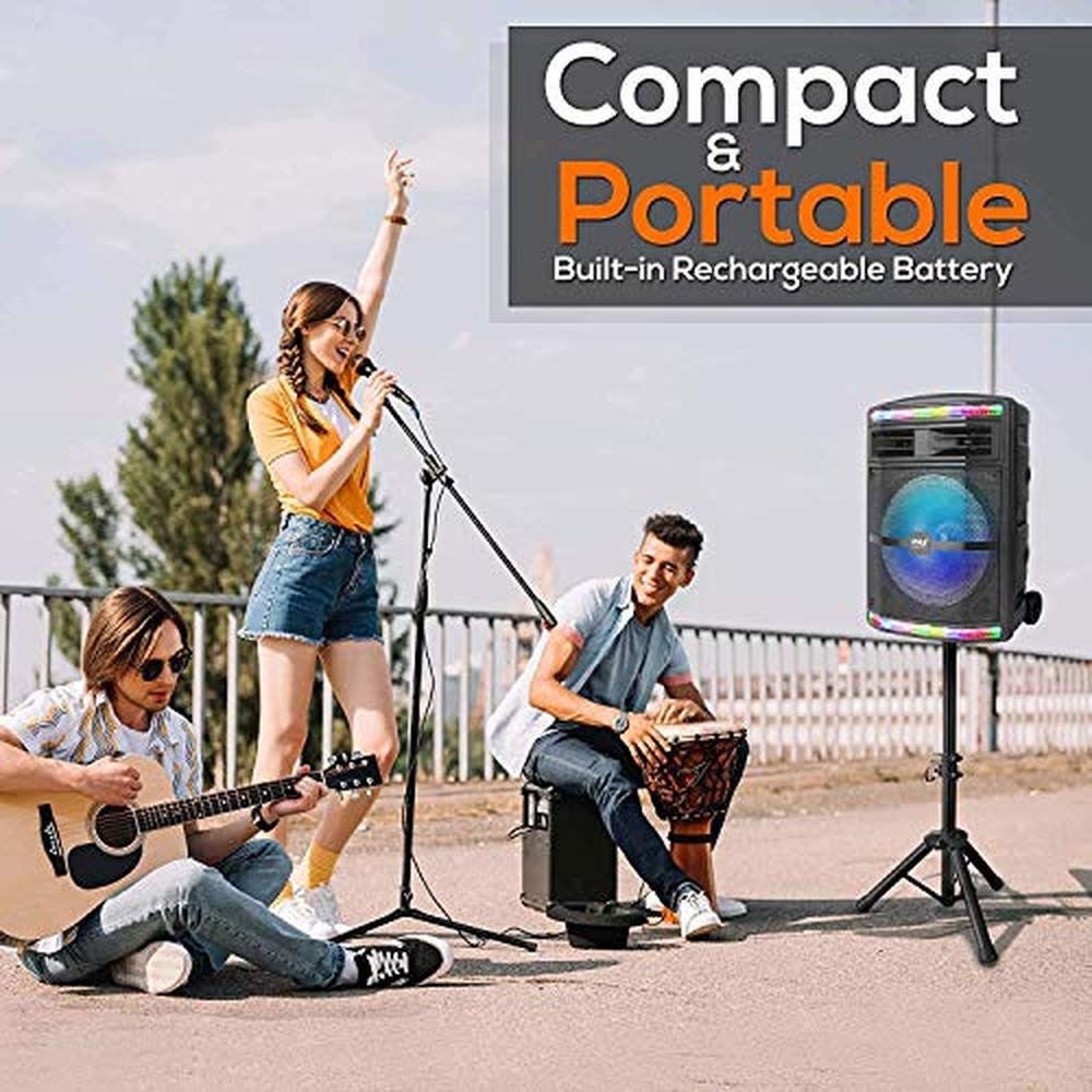 Pyle Portable Bluetooth PA Speaker System – Packaging
