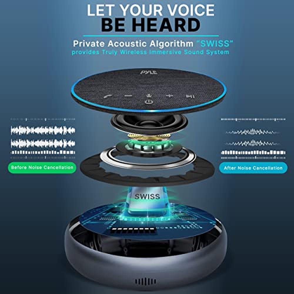 Pyle Portable: Pyle Conference Speakerphone Multifunctional – Close-up Detail