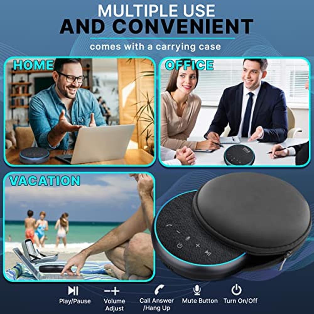 Pyle Portable: Pyle Conference Speakerphone Multifunctional – In Use