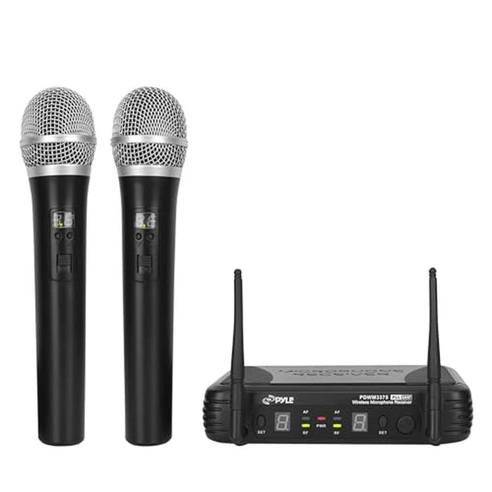 Pyle Professional Wireless Microphone System – Front View