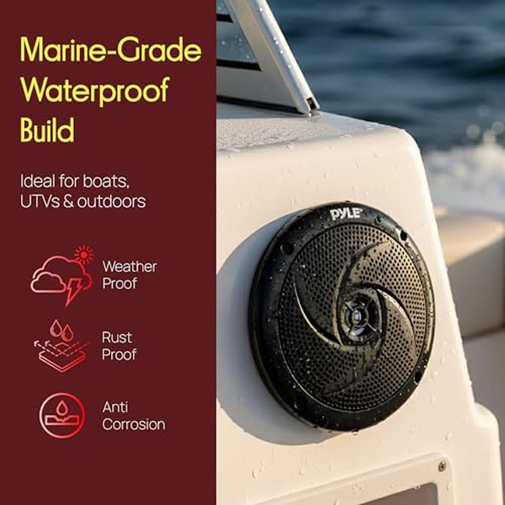 Pyle Waterproof Marine Speakers – In Use
