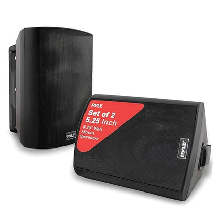 Pyle Waterproof Wall Mount Speaker System – Front View