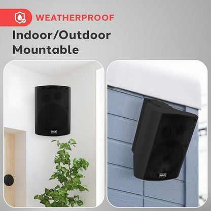 Pyle Waterproof Wall Mount Speaker System – In Use