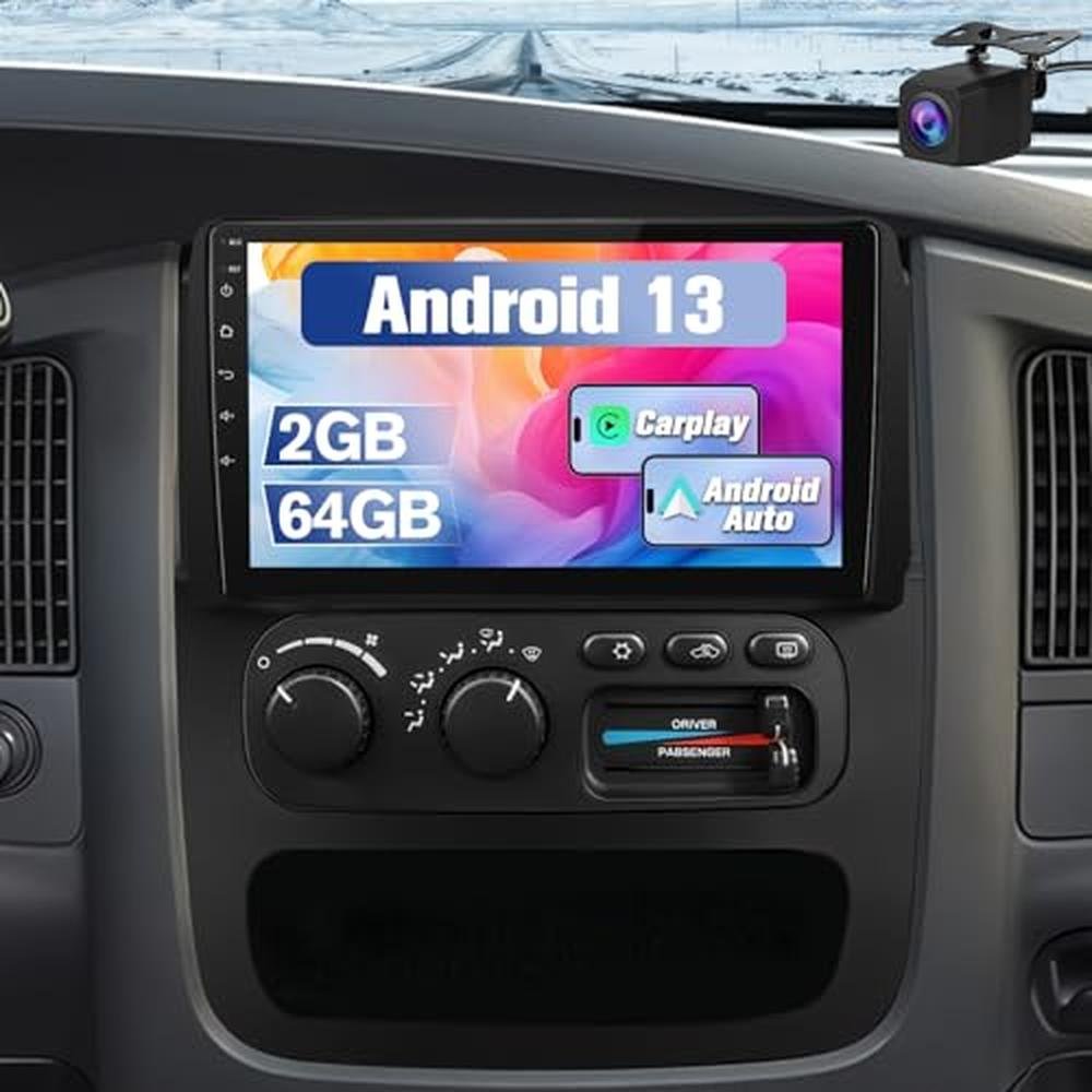 Android Pyniro: Pyniro Car Radio Stereo Upgrade for Dodge – Front View