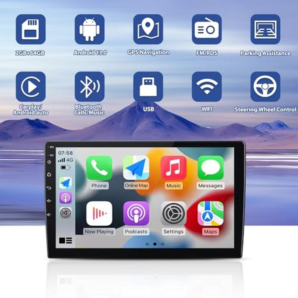 Android Pyniro: Pyniro Car Radio Stereo Upgrade for Dodge – Close-up Detail