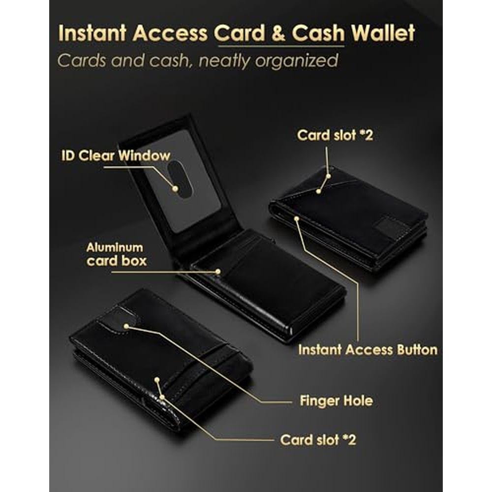 QLD Wallet for Men: RFID Blocking [Functional & Practical] – Packaging