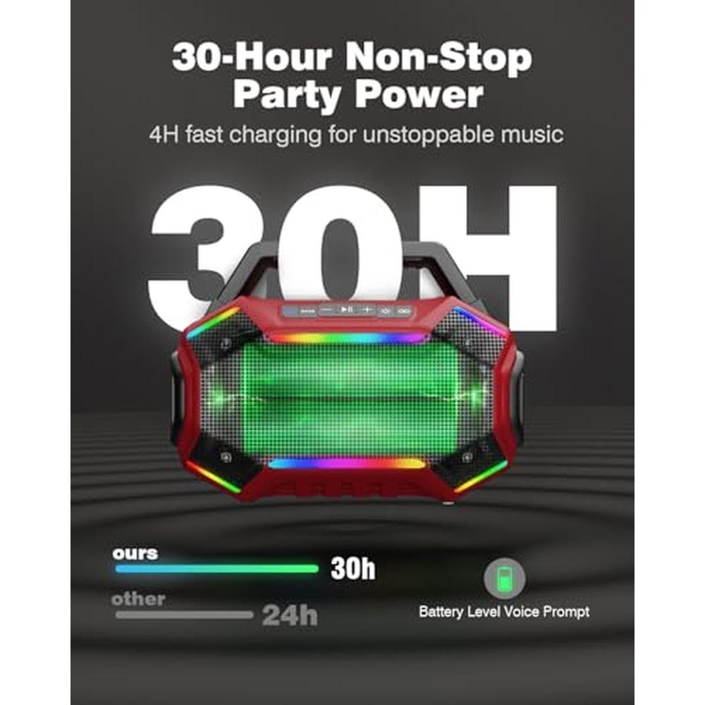 Speaker Qozybuds: Qozybuds Bluetooth 6.0 80W Peak Loud – Side View