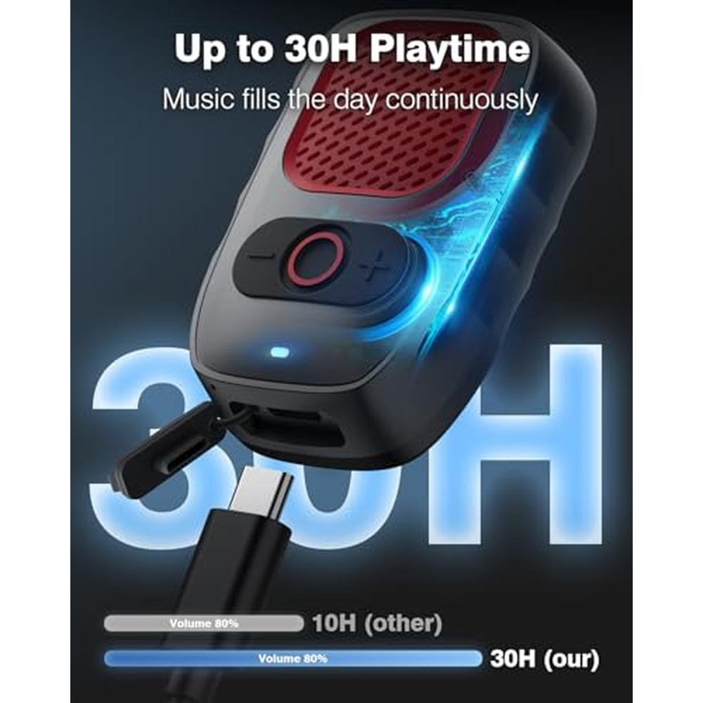 Speaker Qozybuds: Qozybuds Wearable Bluetooth 5.4 Speaker – Close-up Detail