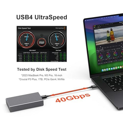 Qwiizlab Fanless 40Gbps USB4 SSD Enclosure – Packaging