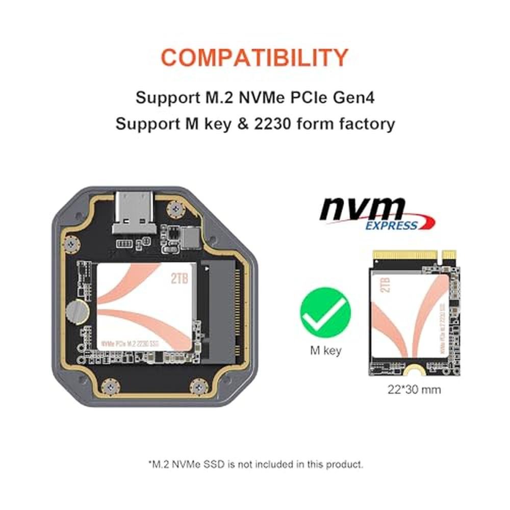 Qwiizlab 2230: Qwiizlab M.2 2230 SSD NVMe Enclosure – Packaging