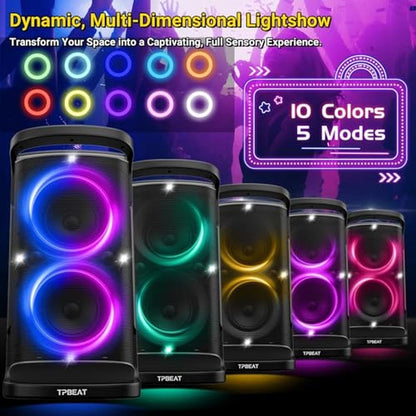 QxbJoy Portable Bluetooth Speaker – Close-up Detail