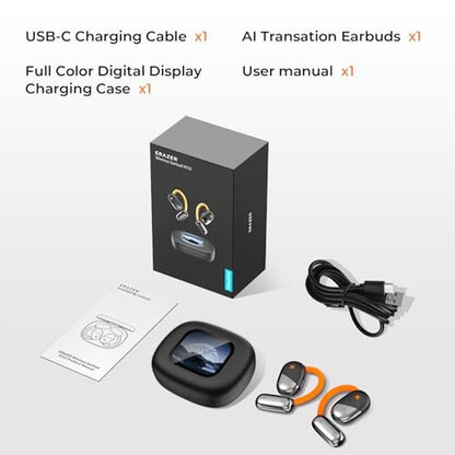ERAZER XF33 AI Translation Earbuds – Front View