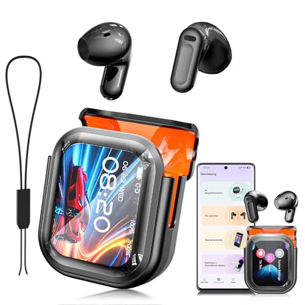 Translation Earbuds: NE20 Real-Time AI 135 Language – Front View