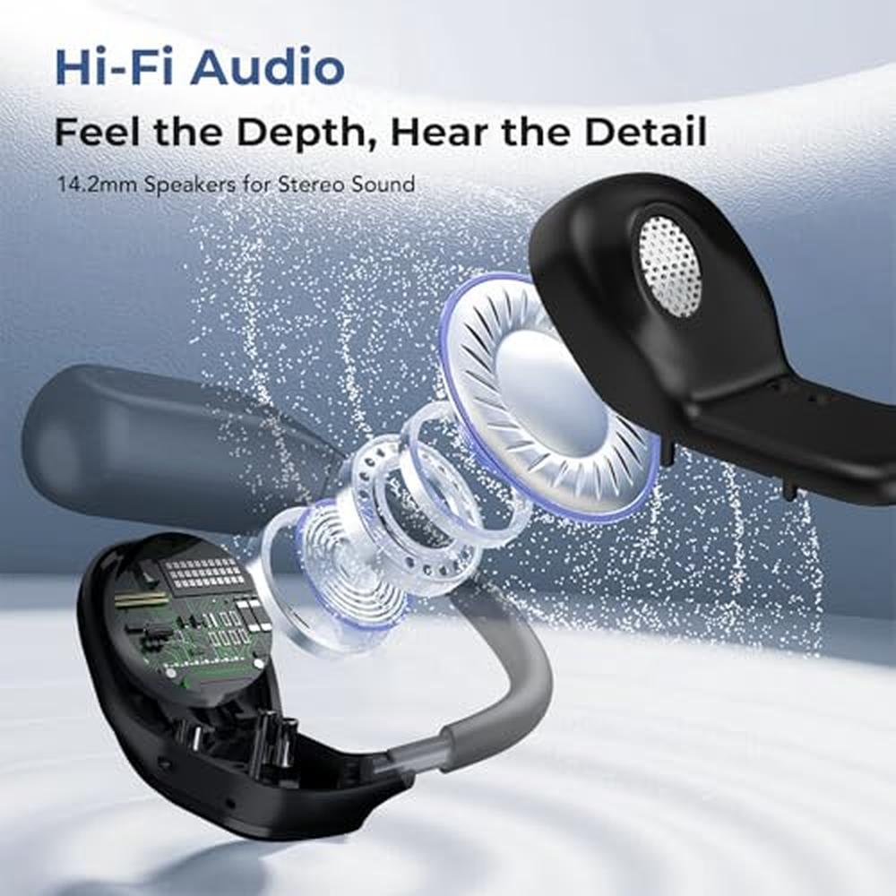 Translation Earbuds: NE20 Real-Time AI 135 Language – Side View