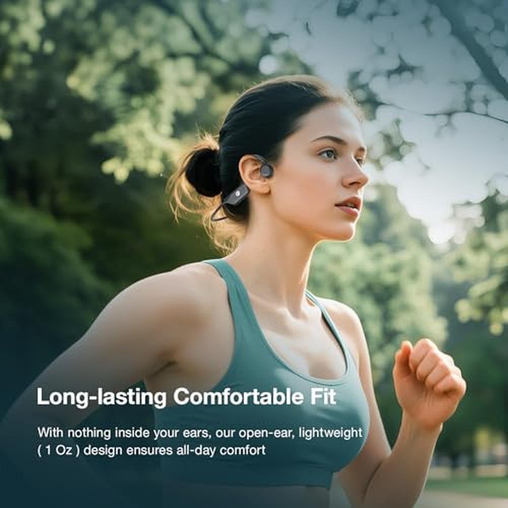 Headphones Qyzue: Qyzue Bone Conduction Open Ear Headphones – Close-up Detail