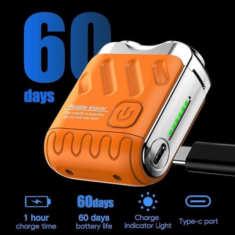 Shaver Luggage: R-12 Electric Shaver Mini Portable Beard – Front View