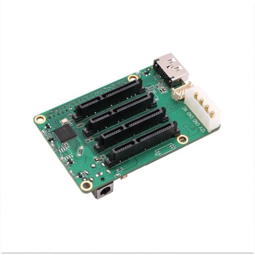SATA Hat: Radxa Penta SATA Hat Up to 5x SATA Disks – In Use