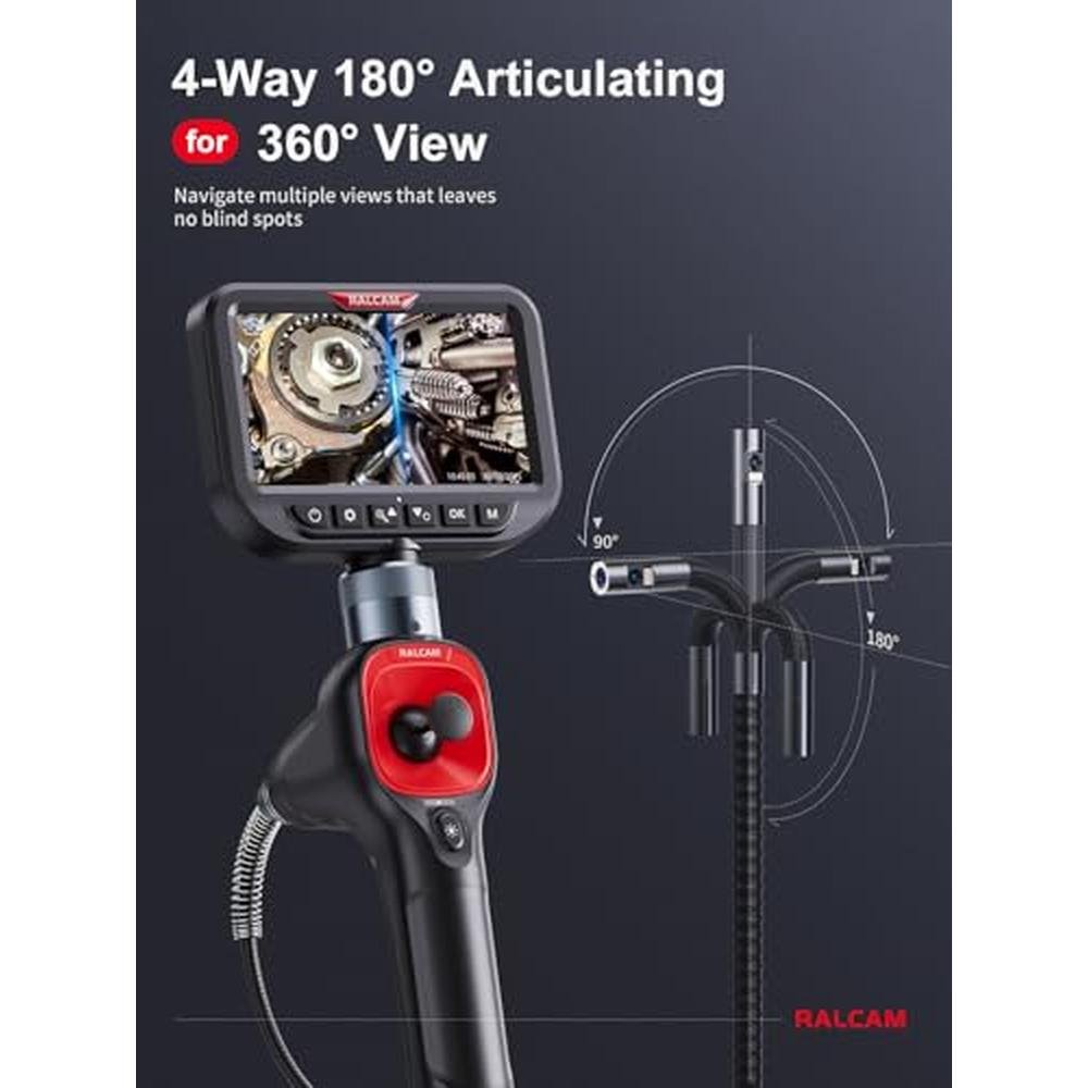 Camera Ralcam: Ralcam 360 Articulating Borescope Dual Lens – Side View