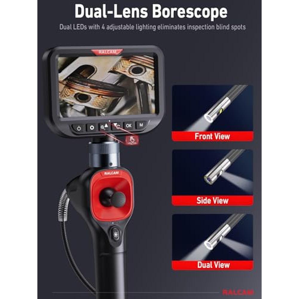 Camera Ralcam: Ralcam 360 Articulating Borescope Dual Lens – In Use