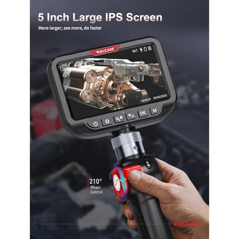 Camera Ralcam: Ralcam Dual Lens Articulating Borescope – Side View
