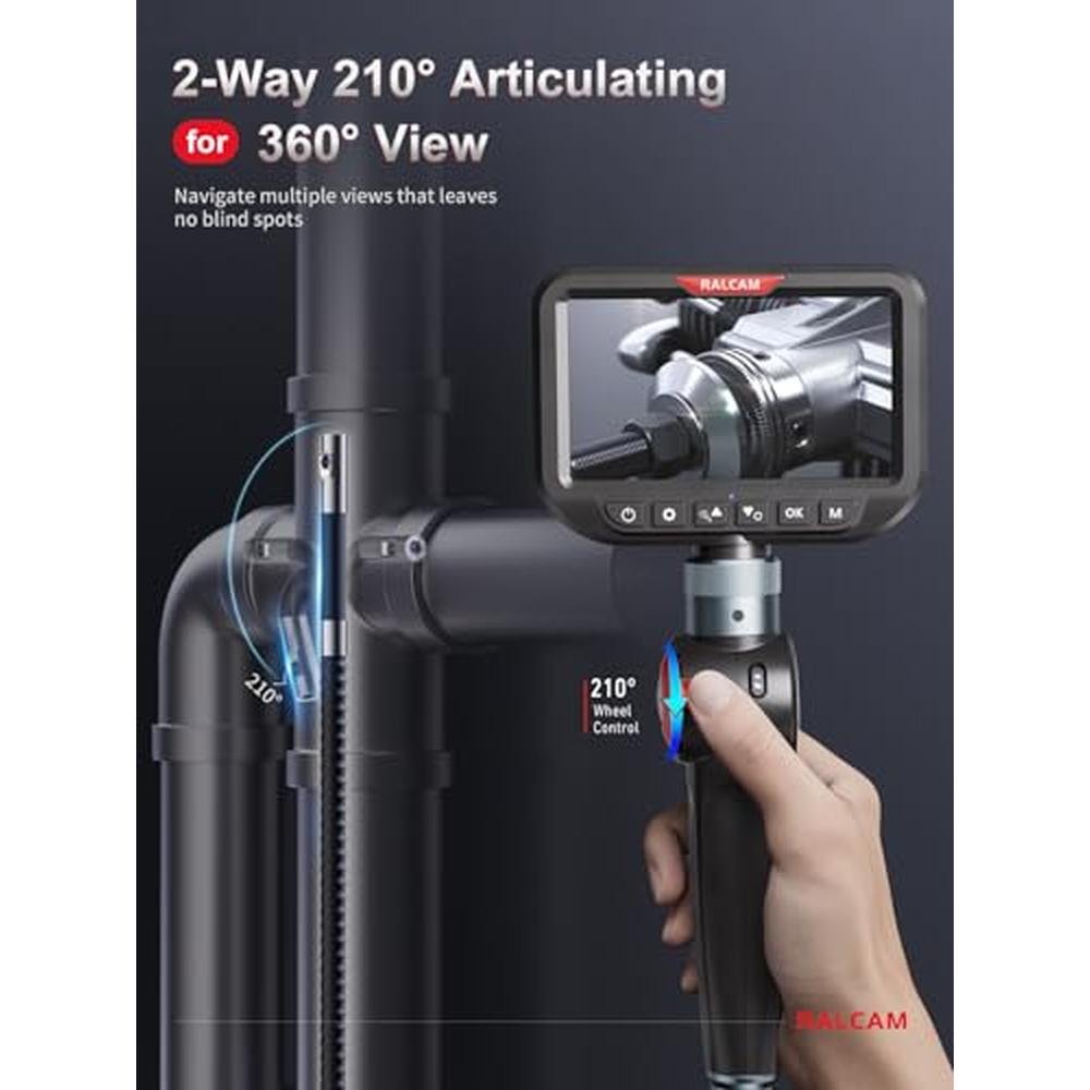 Camera Ralcam: Ralcam Dual Lens Articulating Borescope – In Use