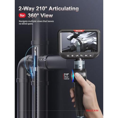 Camera Ralcam: Ralcam Dual Lens Articulating Borescope – In Use