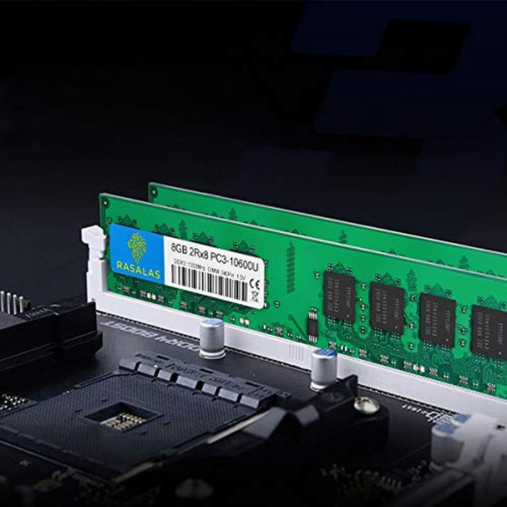 Rasalas 16GB Kit (2x8GB) PC3-10600 DDR3 1333MHz Ram 16GB – In Use