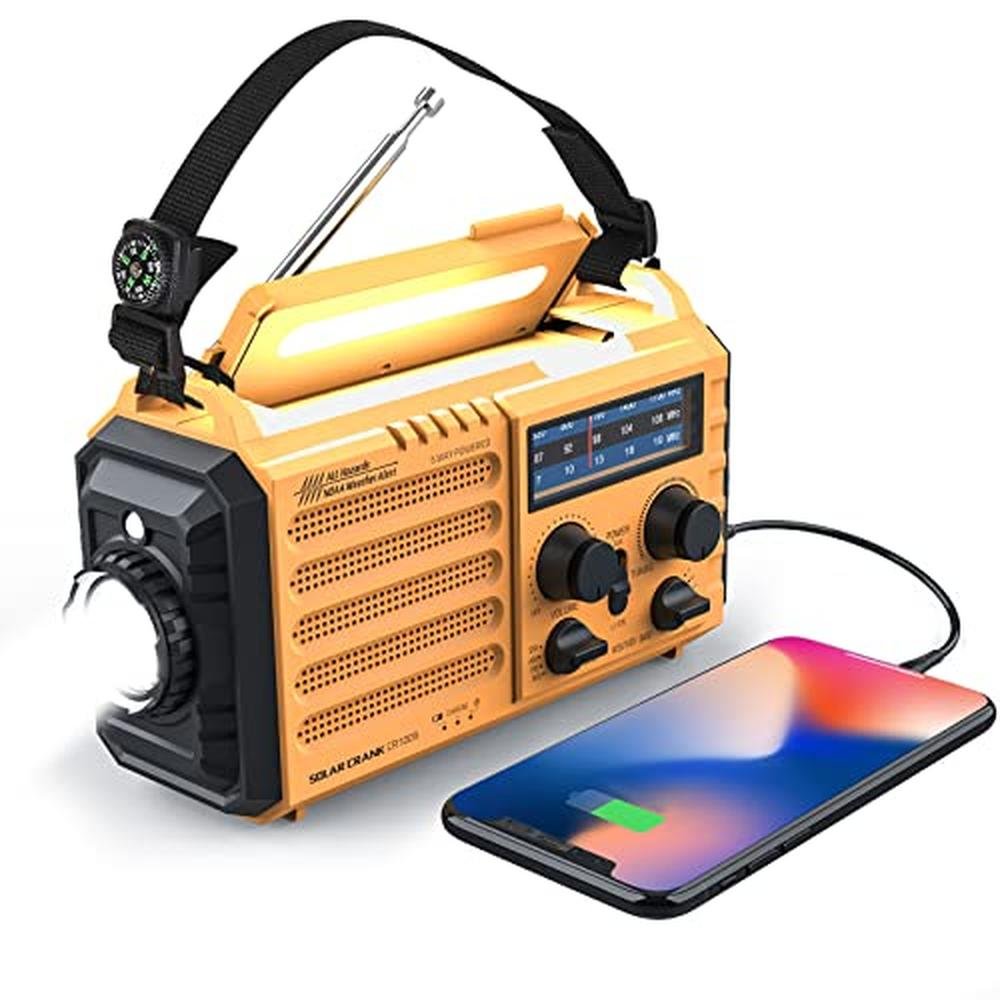 Weather Radio: Raynic 5000mAh/18500mWh NOAA Weather Radio – Front View
