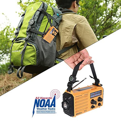 Weather Radio: Raynic 5000mAh/18500mWh NOAA Weather Radio – In Use