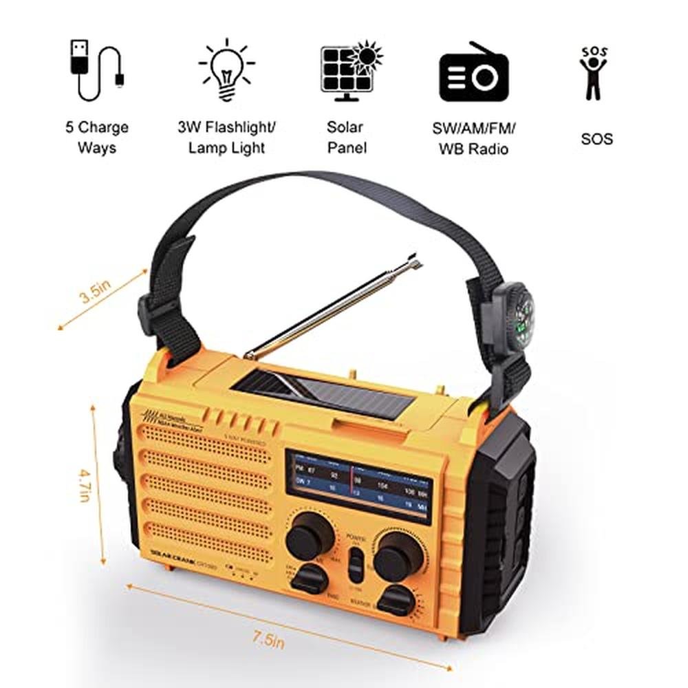 Weather Radio: Raynic 5000mAh/18500mWh NOAA Weather Radio – Packaging