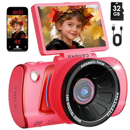 Camera Razplyn: RAZPLYN 4K Digital Autofocus 64MP WiFi – Front View