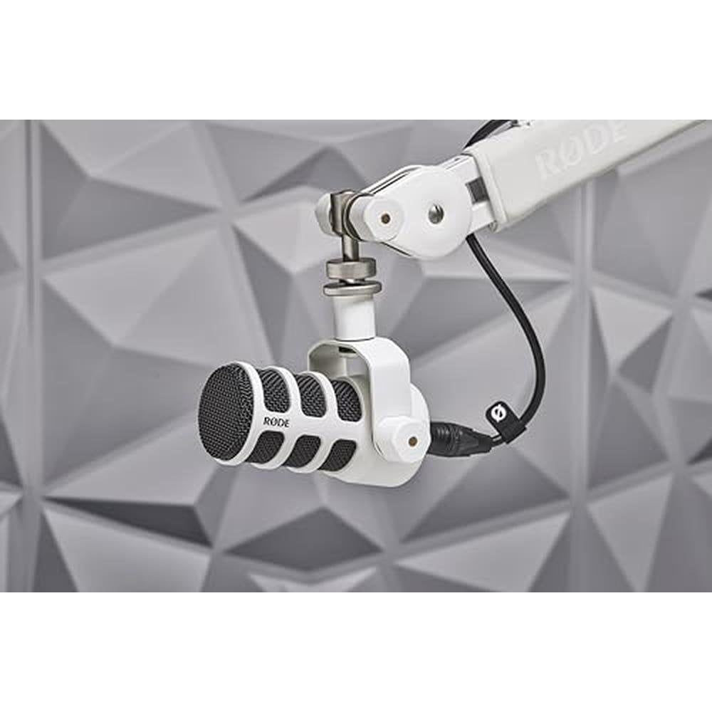 RDE PodMic Cardioid Dynamic Broadcast Microphone – Side View