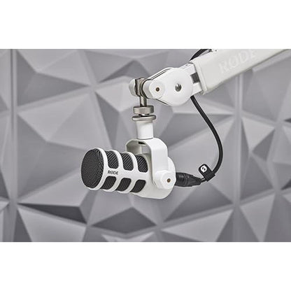 RDE PodMic Cardioid Dynamic Broadcast Microphone – Side View