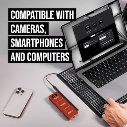 RDE Wireless GO (Gen 3) Compact Wireless Mic Pristine Audio – Close-up Detail