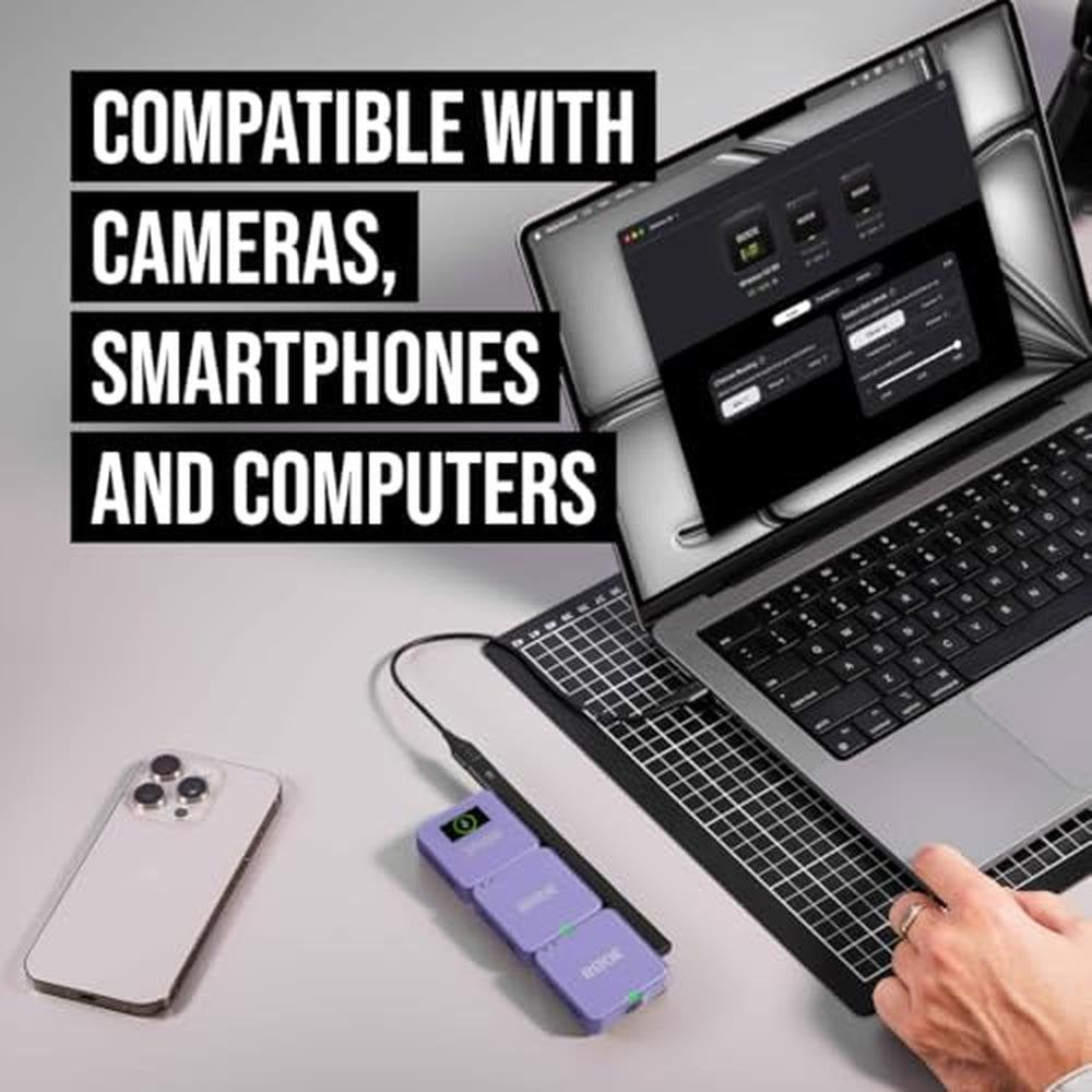 RDE Gen: RDE Wireless Go Gen 3 Compact Wireless Mic – Close-up Detail